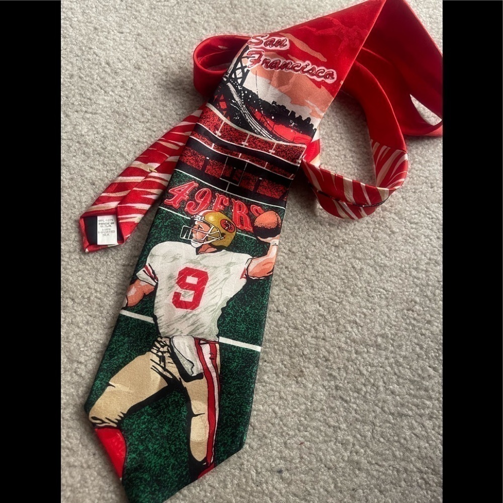 Vintage NFL SF 49ers mens tie